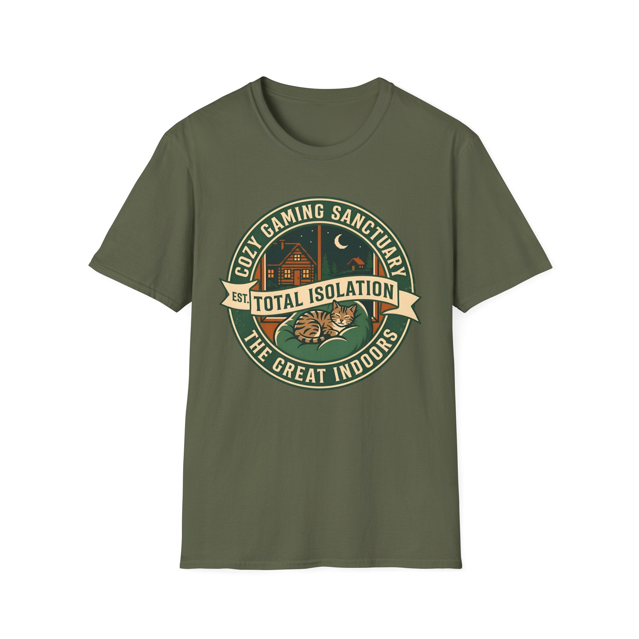 Cozy Gaming Sanctuary T-Shirt