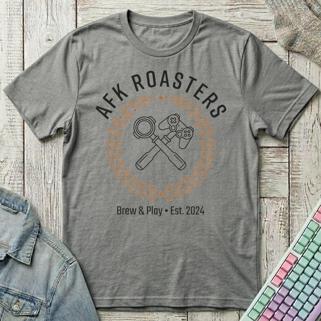 AFK Roasters T-Shirt - AFK Roasters_graphite_heather