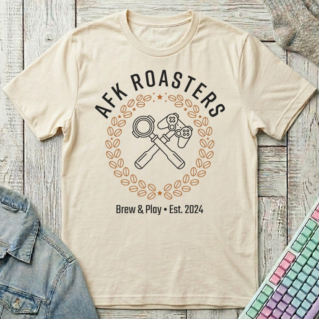 AFK Roasters T-Shirt - AFK Roasters_natural