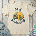 AFK Sloth Mode T-Shirt - AFK Sloth Mode_natural