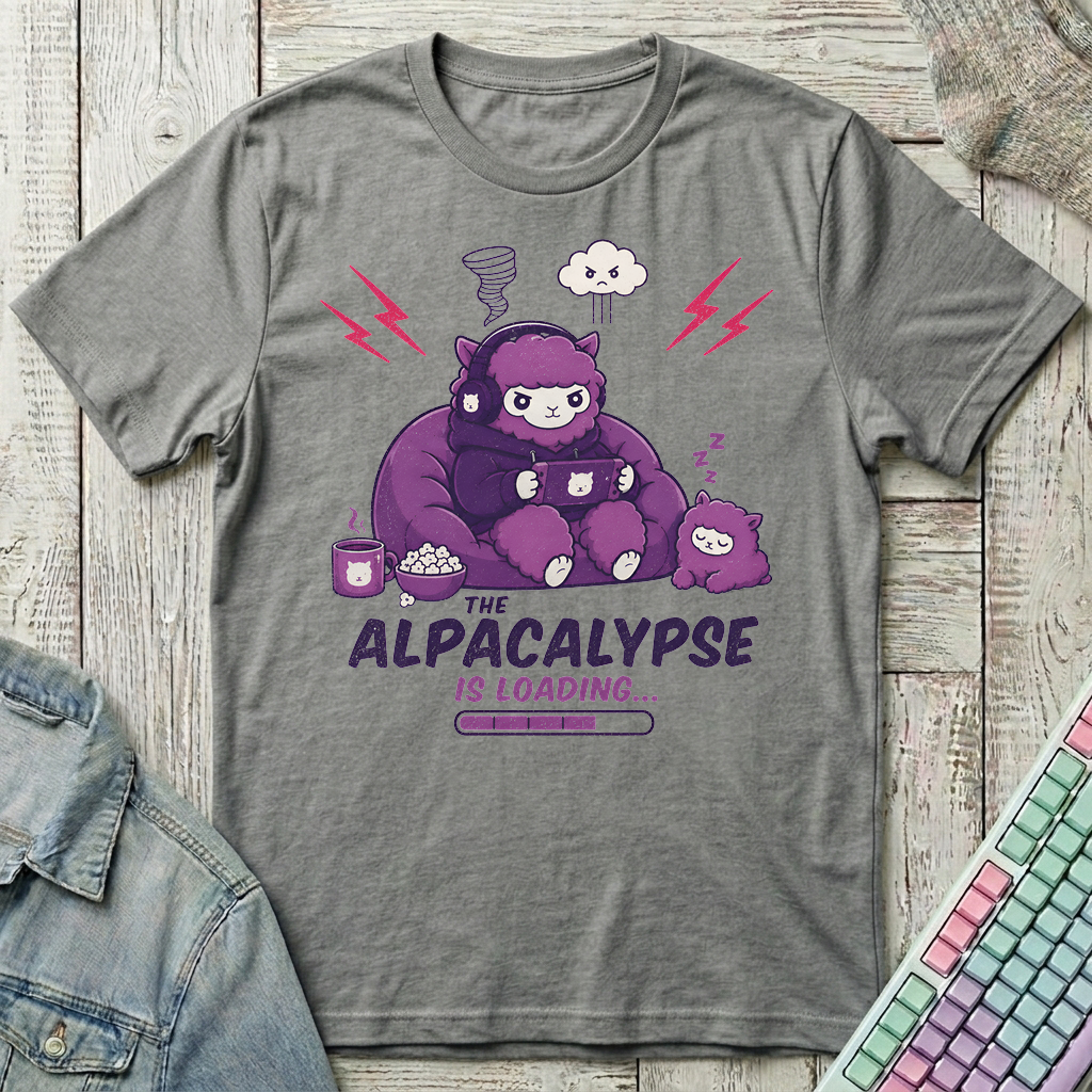 Alpacalypse T-Shirt - Alpacalypse_graphite_heather