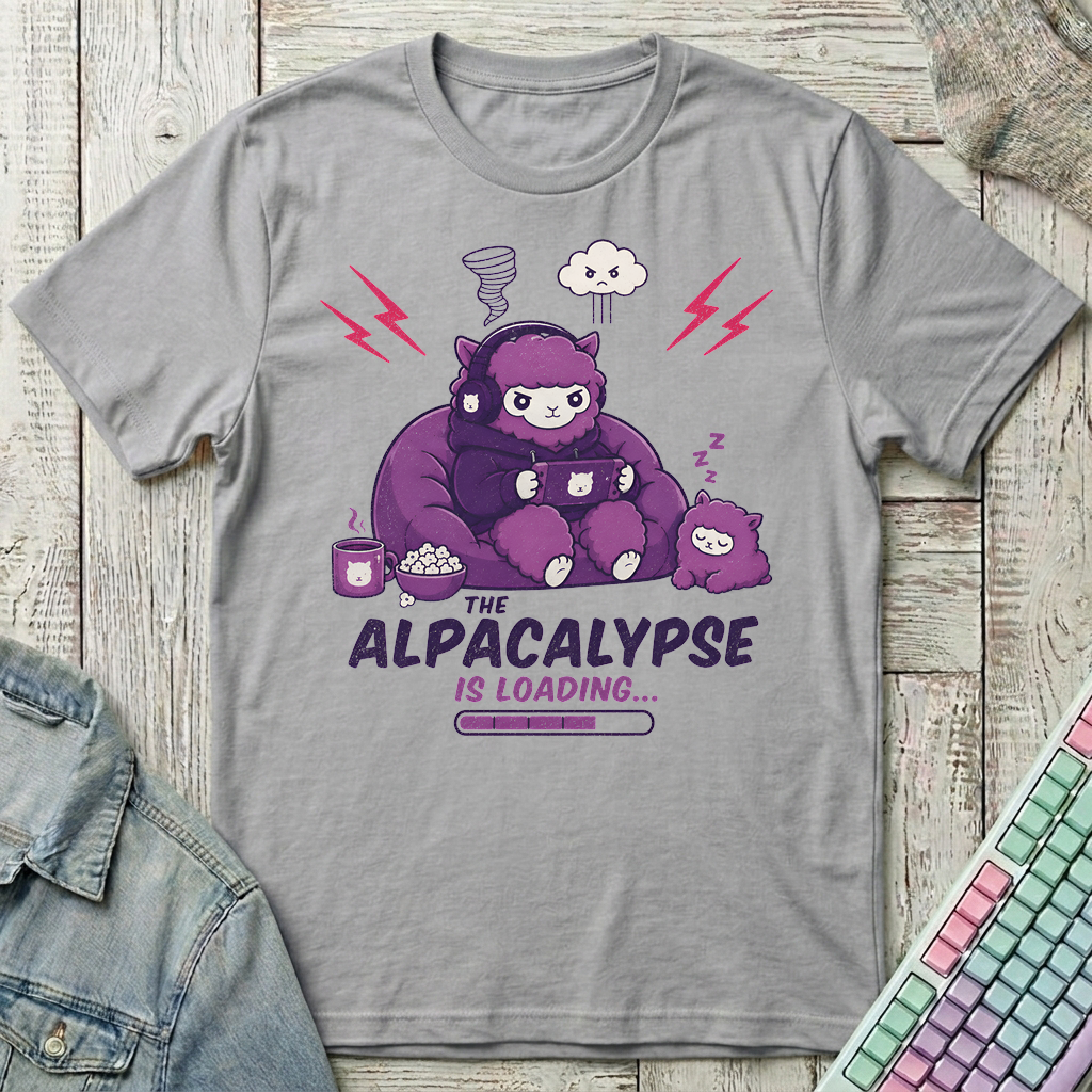 Alpacalypse T-Shirt - Alpacalypse_sport_grey