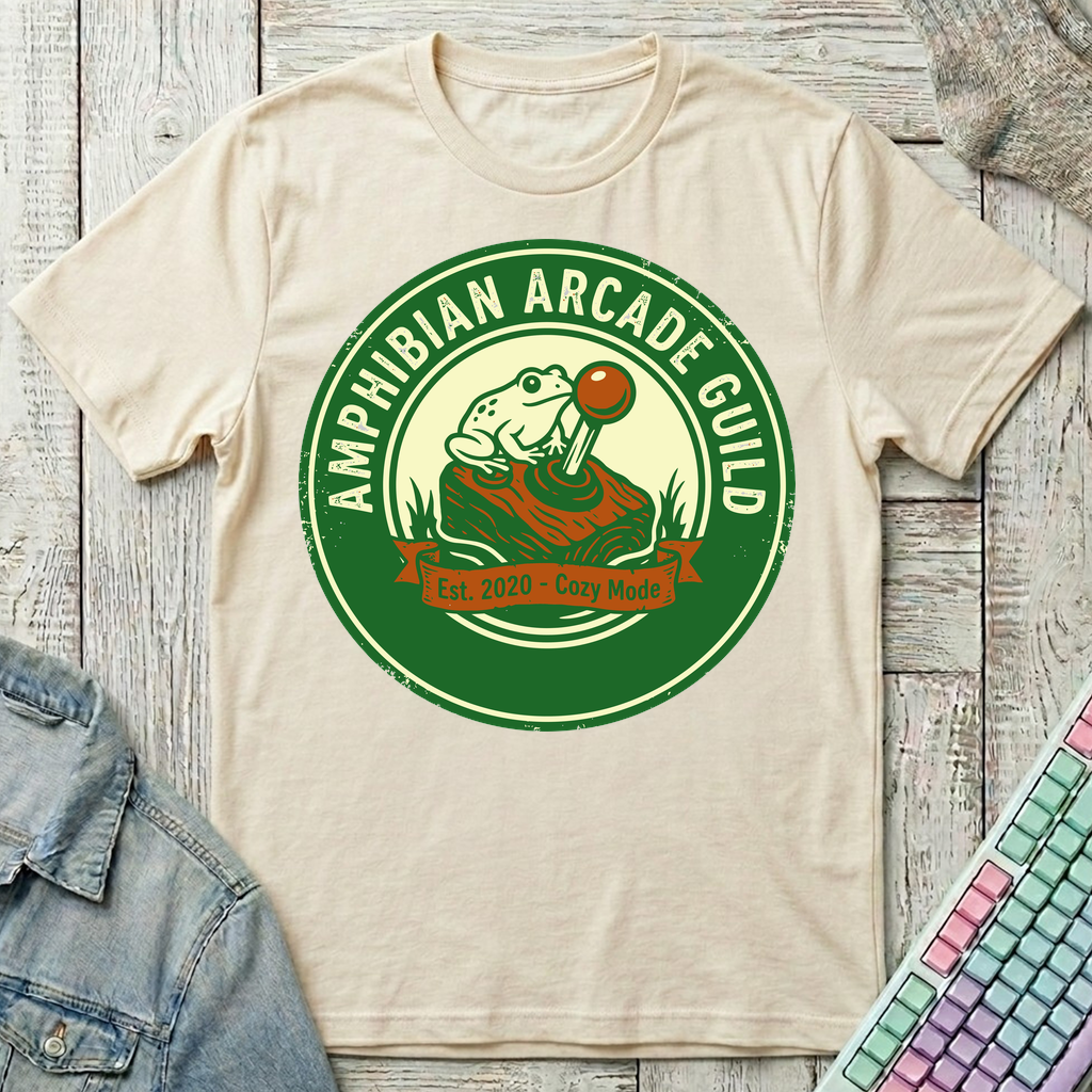 Amphibian Arcade Guild T-Shirt - Amphibian Arcade Guild_natural
