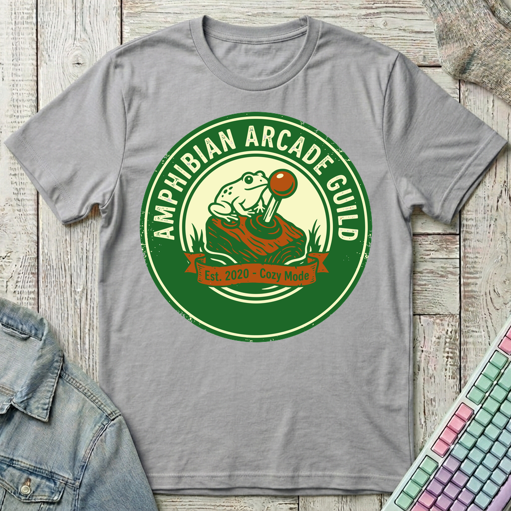Amphibian Arcade Guild T-Shirt - Amphibian Arcade Guild_sport_grey