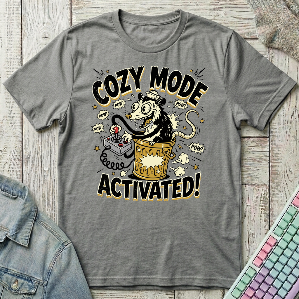 Arcade Rat T-Shirt - Arcade Rat_graphite_heather