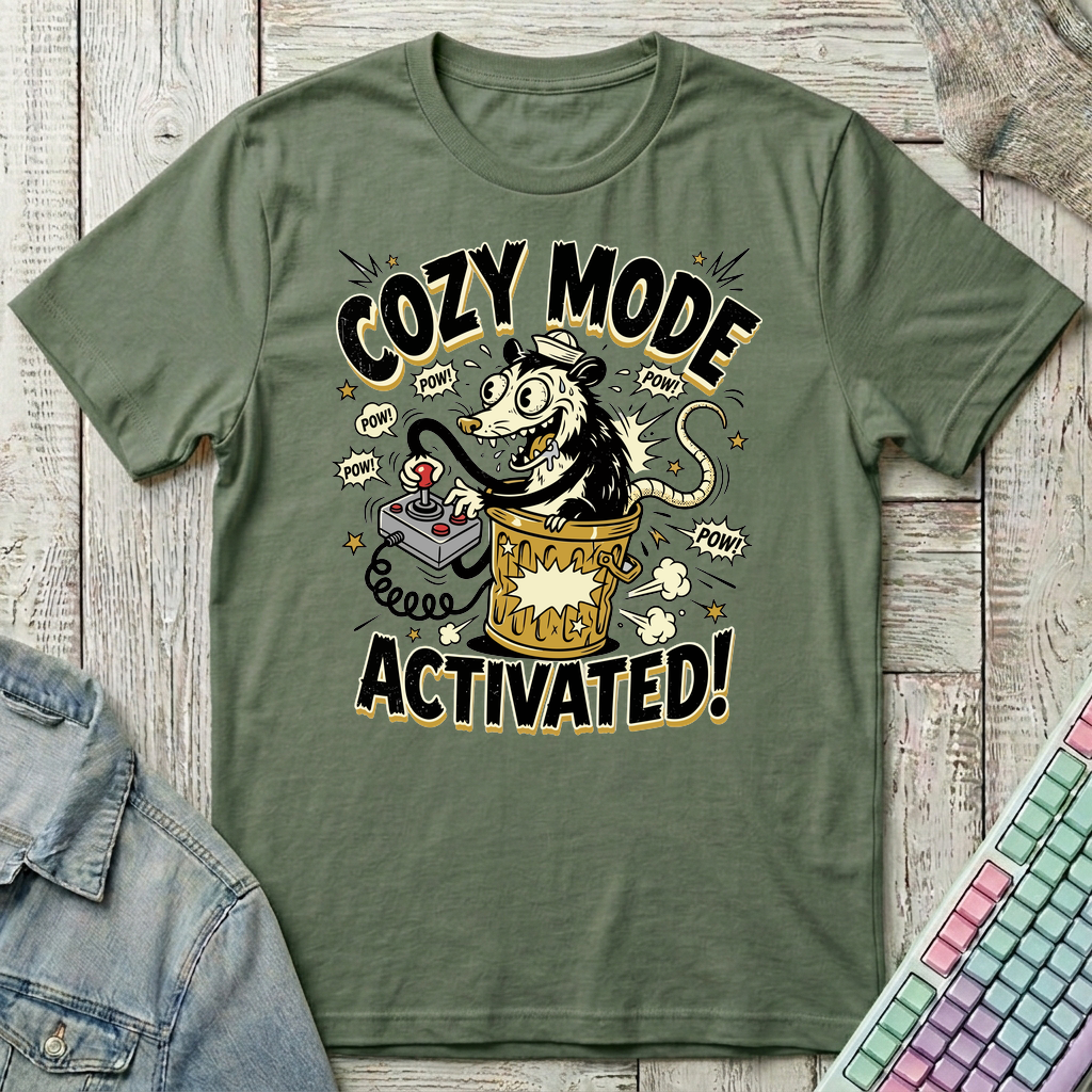 Arcade Rat T-Shirt - Arcade Rat_military_green