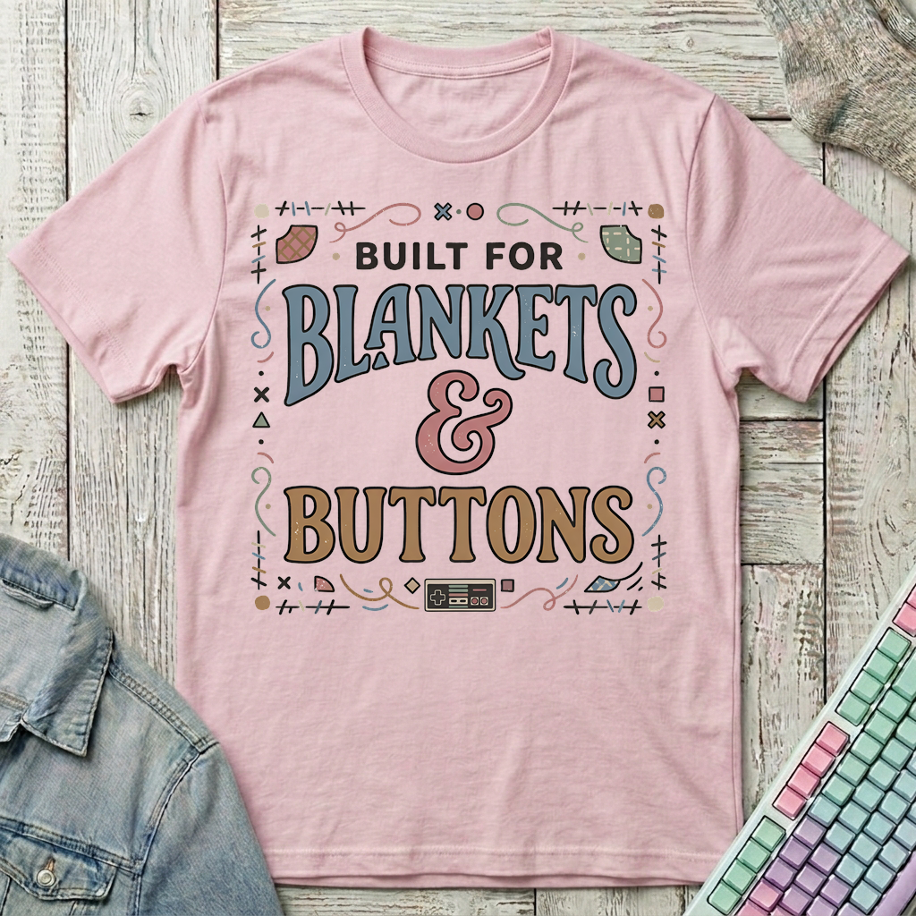 Blanket & Buttons T-Shirt - Blanket & Buttons_light_pink