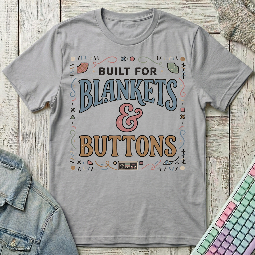 Blanket & Buttons T-Shirt - Blanket & Buttons_sport_grey