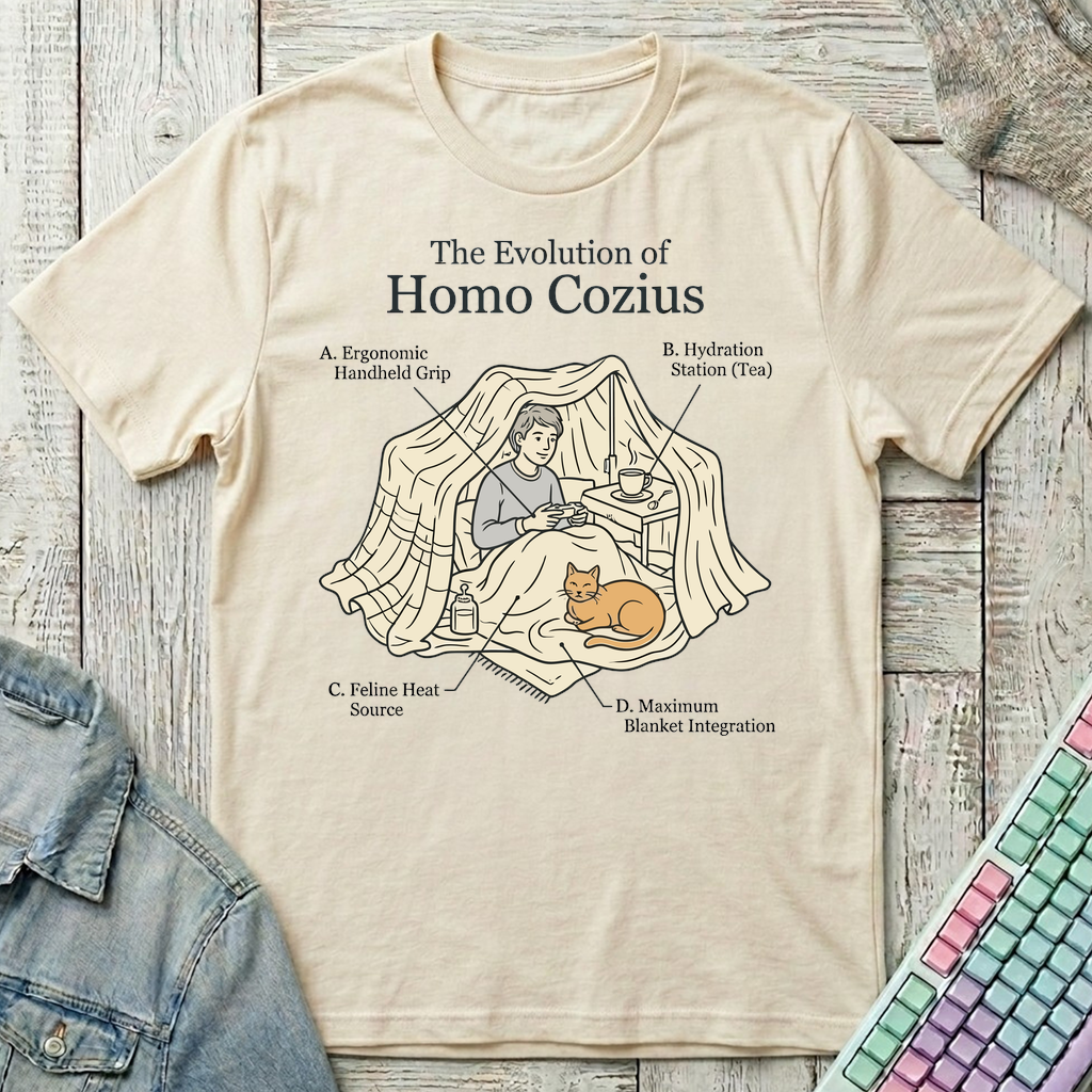 Blanket Fort Gamer T-Shirt - Blanket Fort Gamer_natural