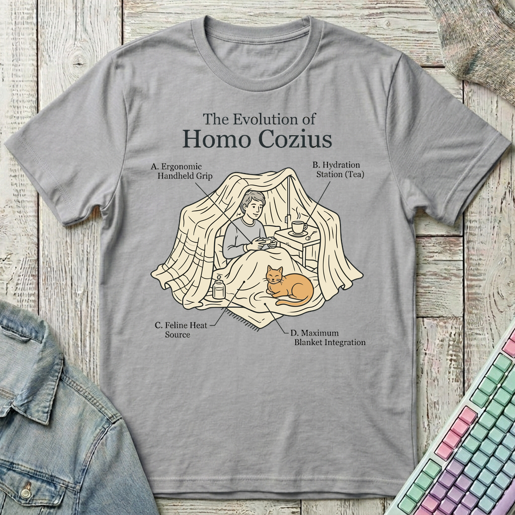 Blanket Fort Gamer T-Shirt - Blanket Fort Gamer_sport_grey