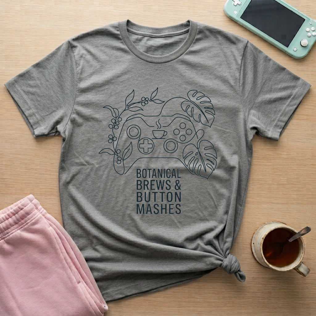 Botanical Brews T-Shirt - Botanical Brews_graphite_heather
