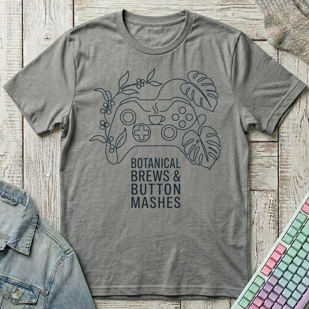 Botanical Brews T-Shirt - Botanical Brews_graphite_heather