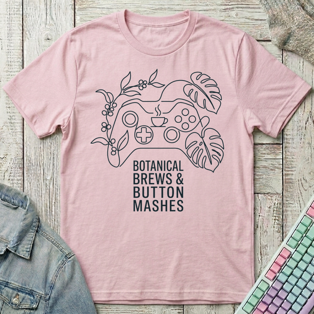 Botanical Brews T-Shirt - Botanical Brews_light_pink