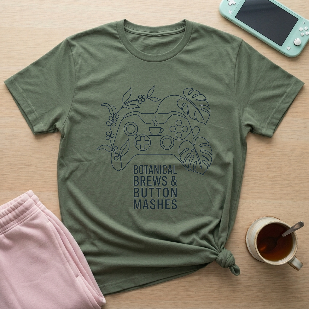 Botanical Brews T-Shirt - Botanical Brews_military_green