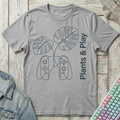 Botanical Game Mode T-Shirt - Botanical Game Mode_sport_grey