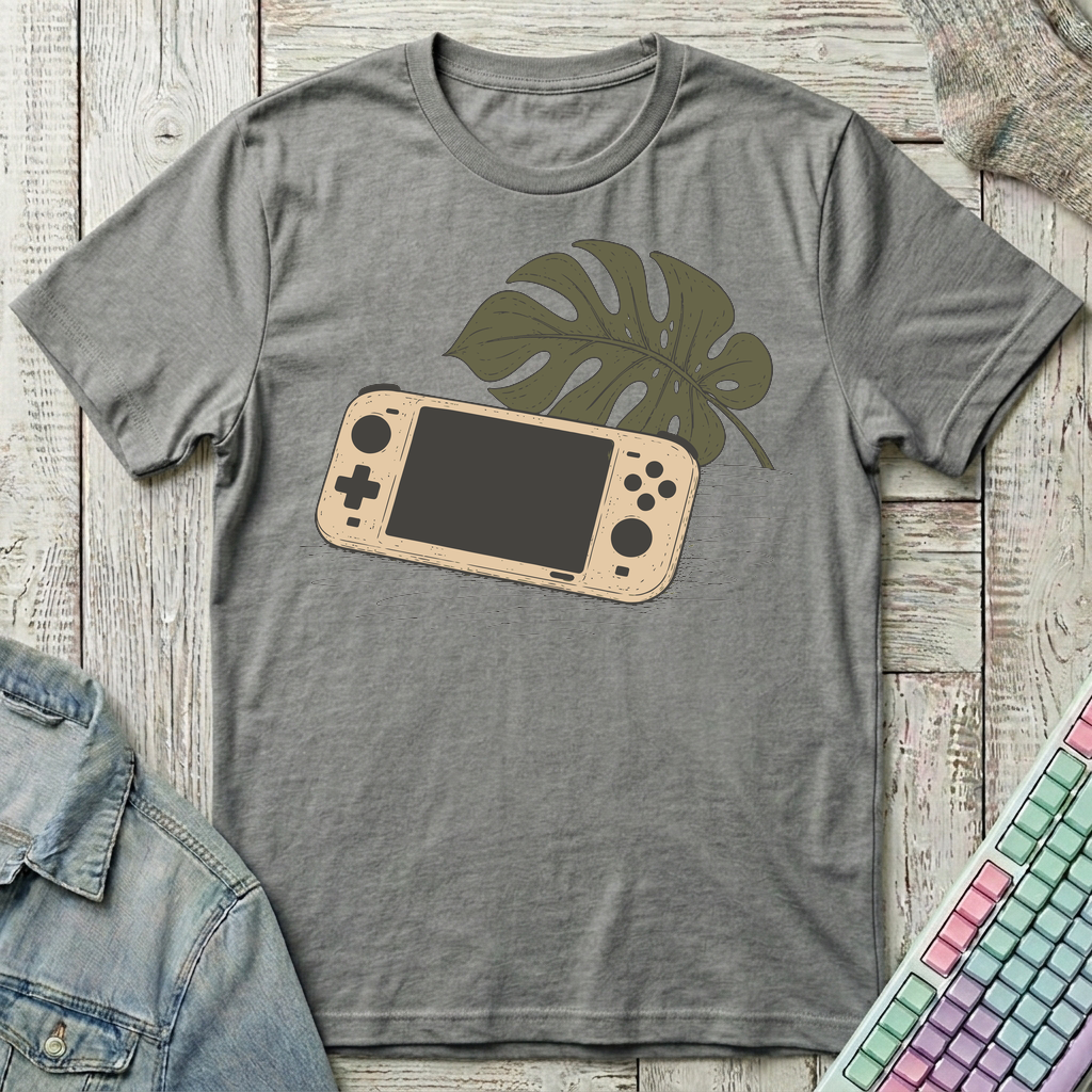 Botanical Save Point T-Shirt - Botanical Save Point_graphite_heather