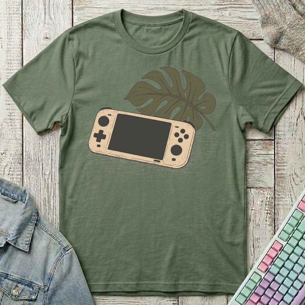 Botanical Save Point T-Shirt - Botanical Save Point_military_green