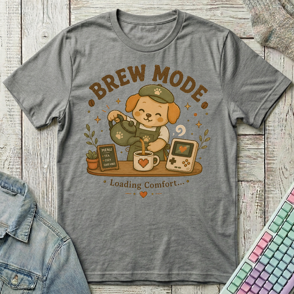 Brew Mode T-Shirt - Brew Mode_graphite_heather
