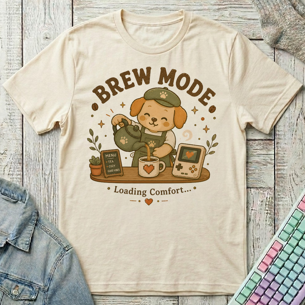 Brew Mode T-Shirt - Brew Mode_natural