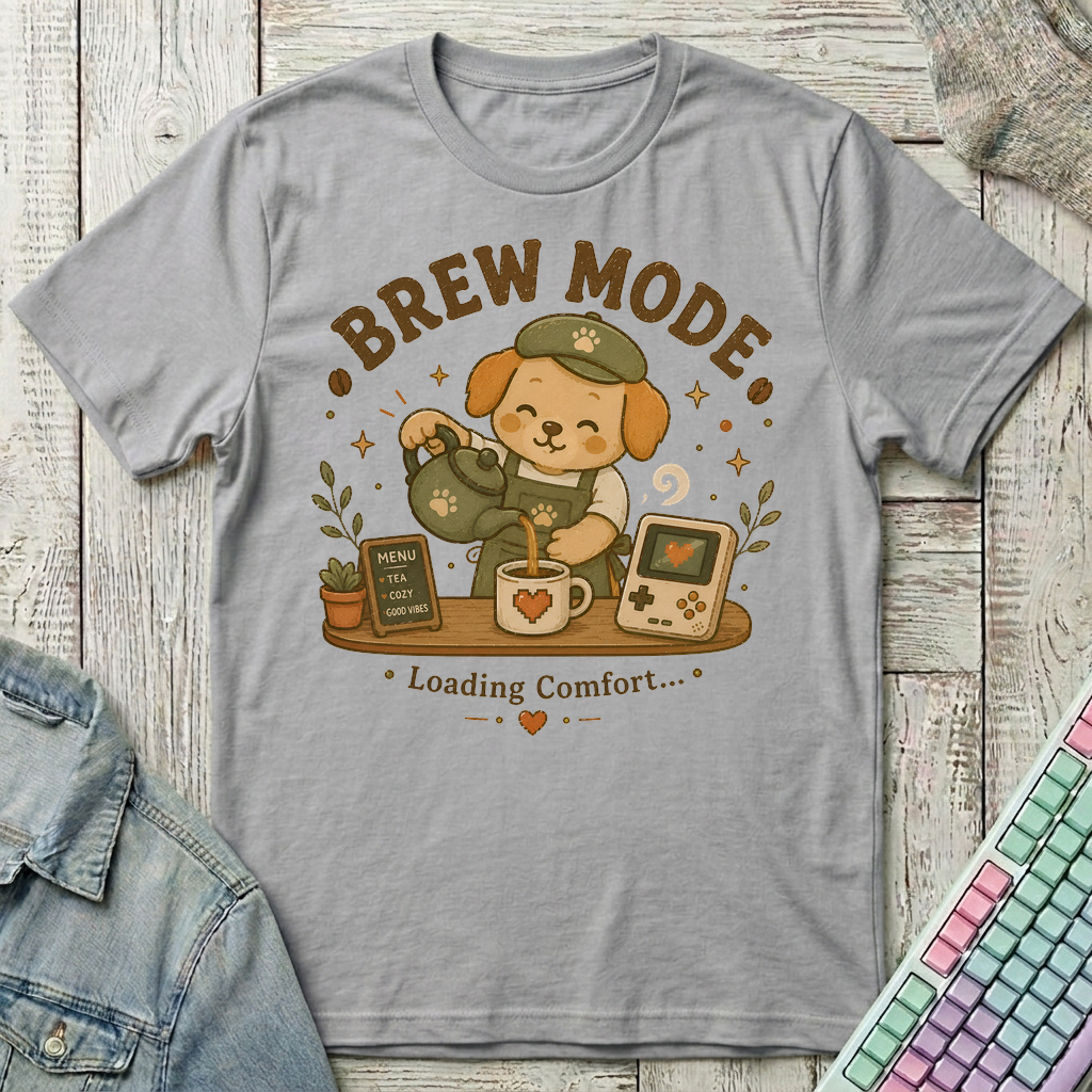Brew Mode T-Shirt - Brew Mode_sport_grey