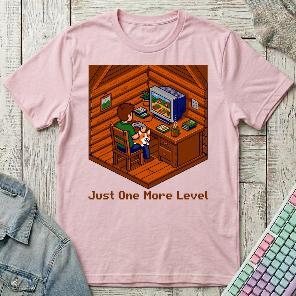 Cabin Gaming Night T-Shirt - Cabin Gaming Night_light_pink