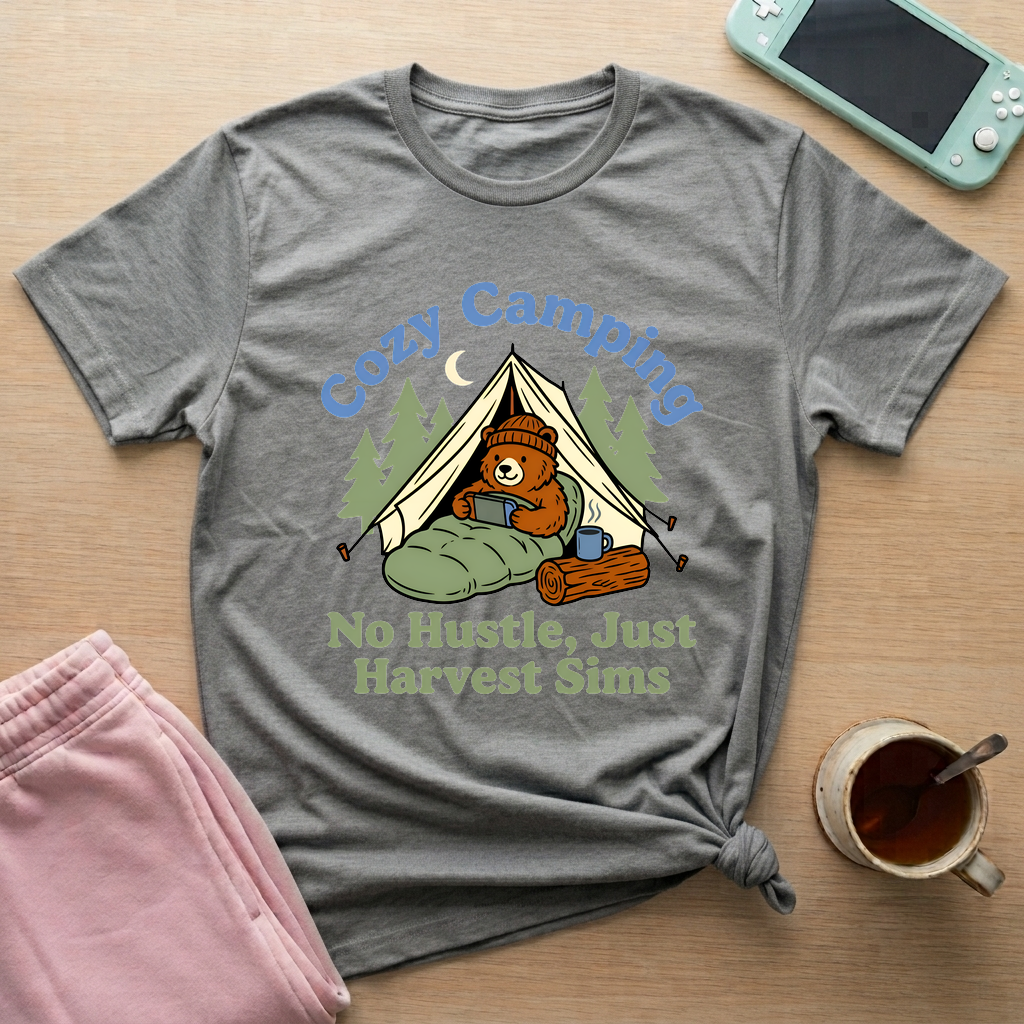 Camp, Game, Repeat T-Shirt - Camp, Game, Repeat_graphite_heather