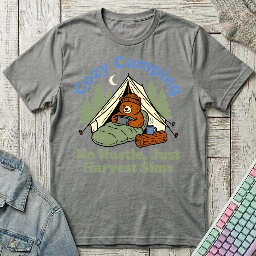 Camp, Game, Repeat T-Shirt - Camp, Game, Repeat_graphite_heather