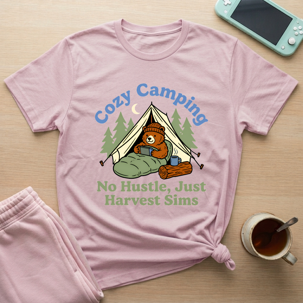 Camp, Game, Repeat T-Shirt - Camp, Game, Repeat_light_pink