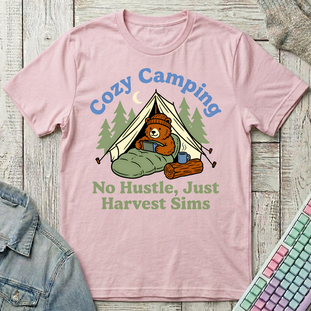 Camp, Game, Repeat T-Shirt - Camp, Game, Repeat_light_pink