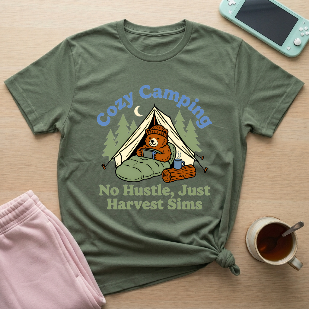 Camp, Game, Repeat T-Shirt - Camp, Game, Repeat_military_green