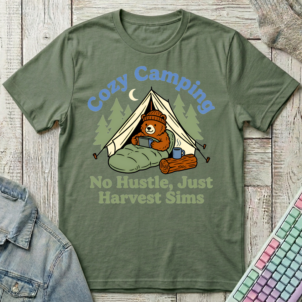 Camp, Game, Repeat T-Shirt - Camp, Game, Repeat_military_green