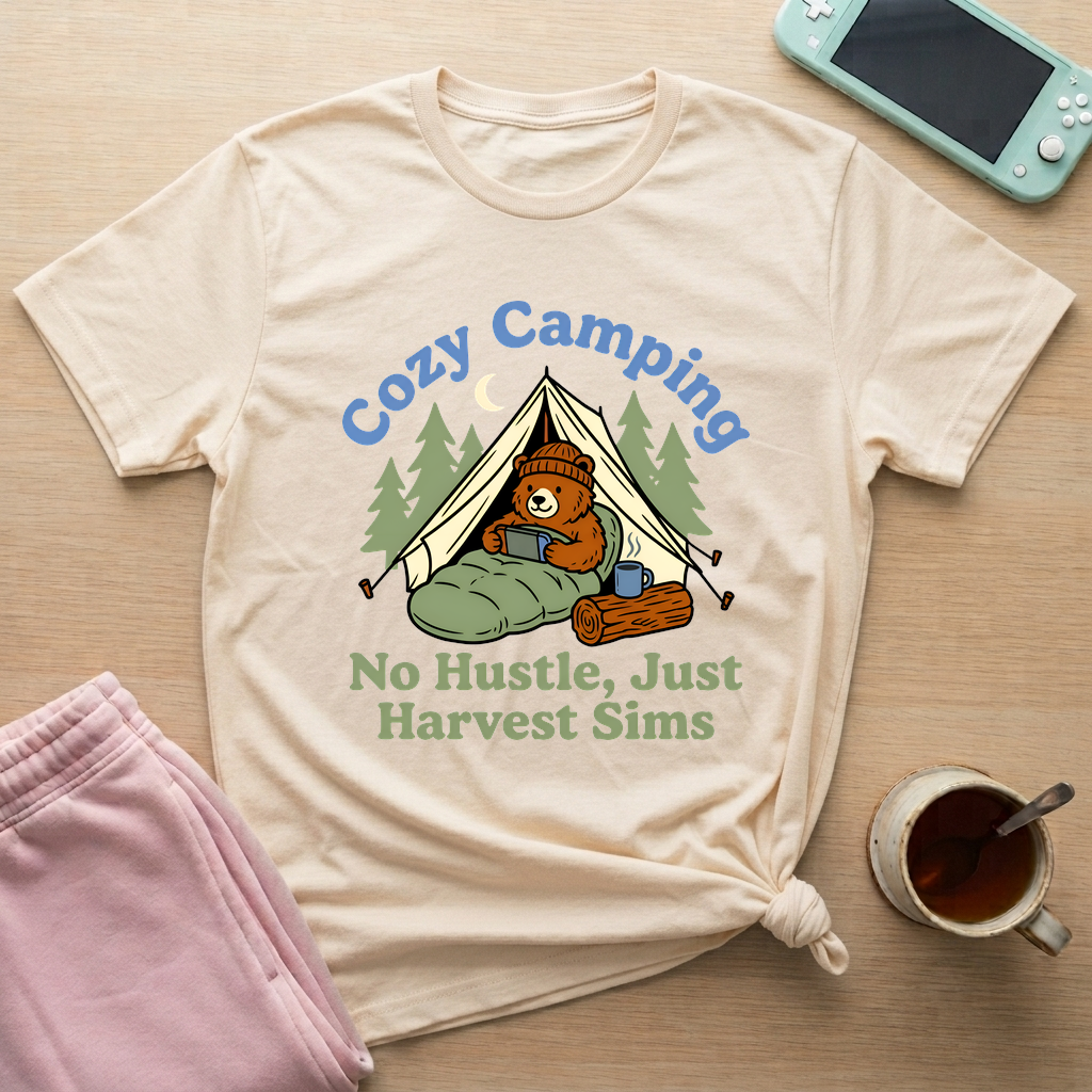 Camp, Game, Repeat T-Shirt - Camp, Game, Repeat_natural