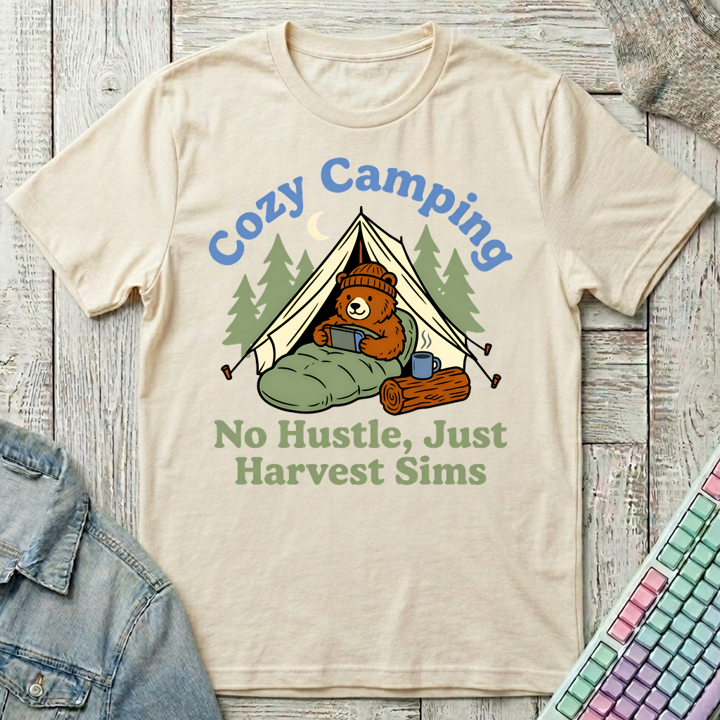 Camp, Game, Repeat T-Shirt - Camp, Game, Repeat_natural
