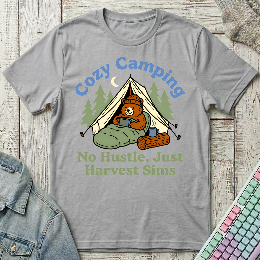 Camp, Game, Repeat T-Shirt - Camp, Game, Repeat_sport_grey