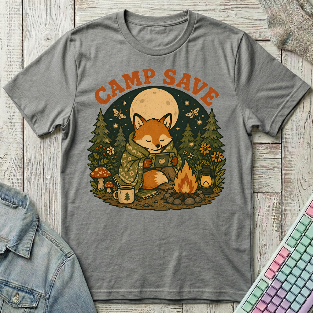 Camp Save T-Shirt - Camp Save_graphite_heather