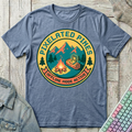 Campfire Save Point T-Shirt - Campfire Save Point_heather_indigo