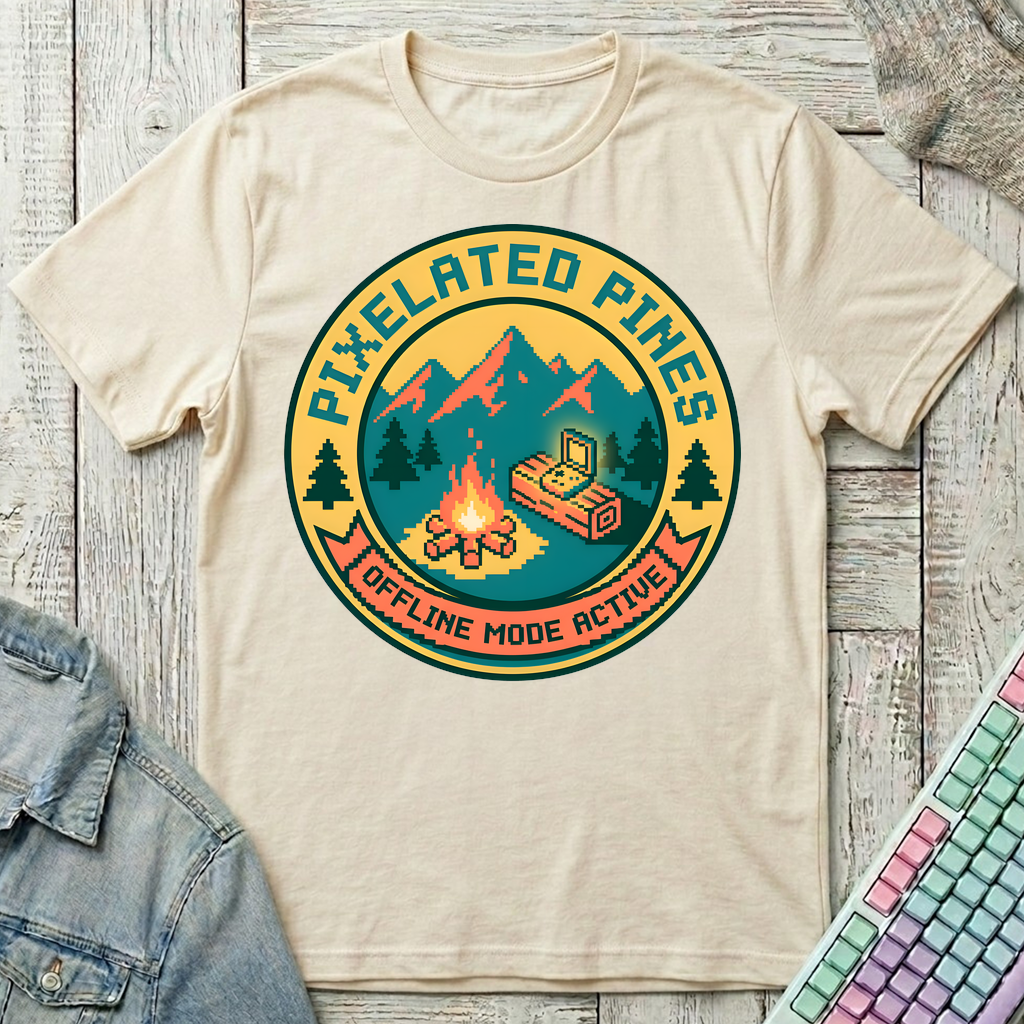 Campfire Save Point T-Shirt - Campfire Save Point_natural