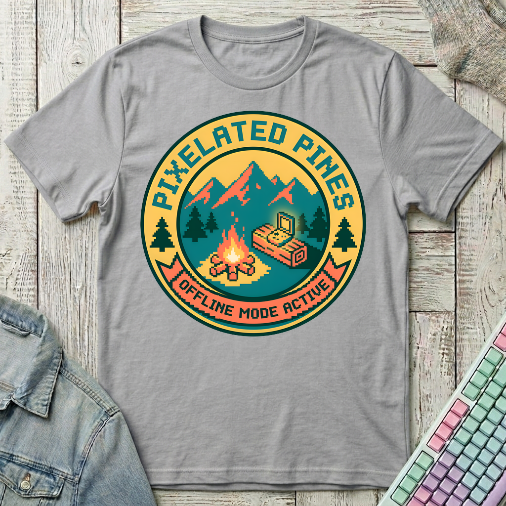Campfire Save Point T-Shirt - Campfire Save Point_sport_grey