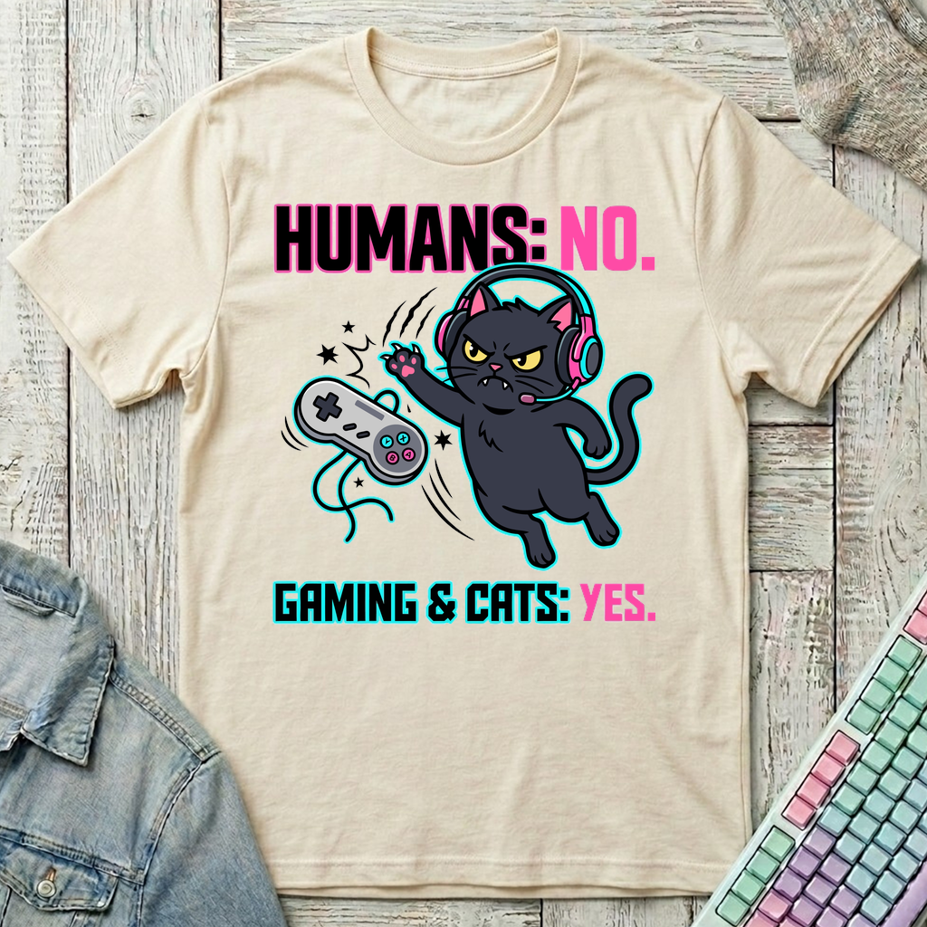 Cats Over Humans T-Shirt - Cats Over Humans_natural