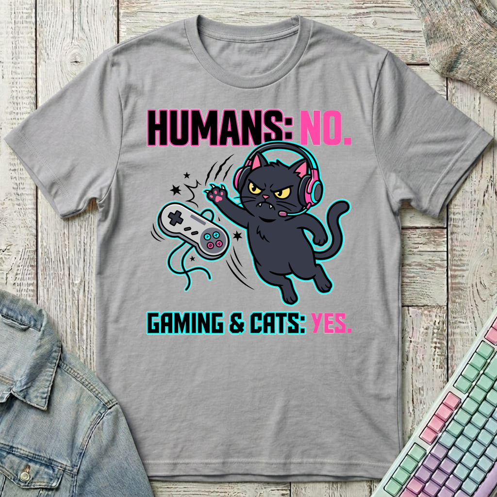 Cats Over Humans T-Shirt - Cats Over Humans_sport_grey