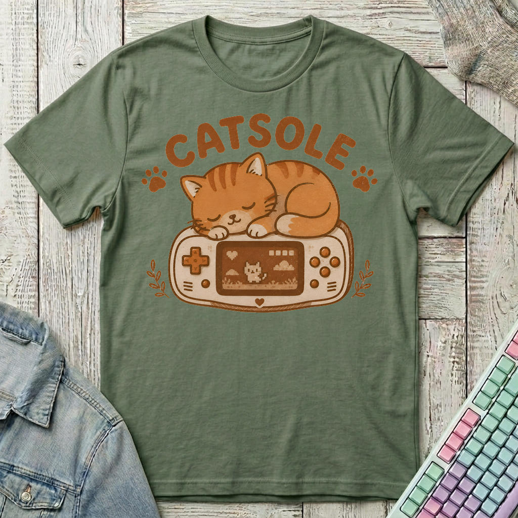 Catsole T-Shirt - Catsole_military_green