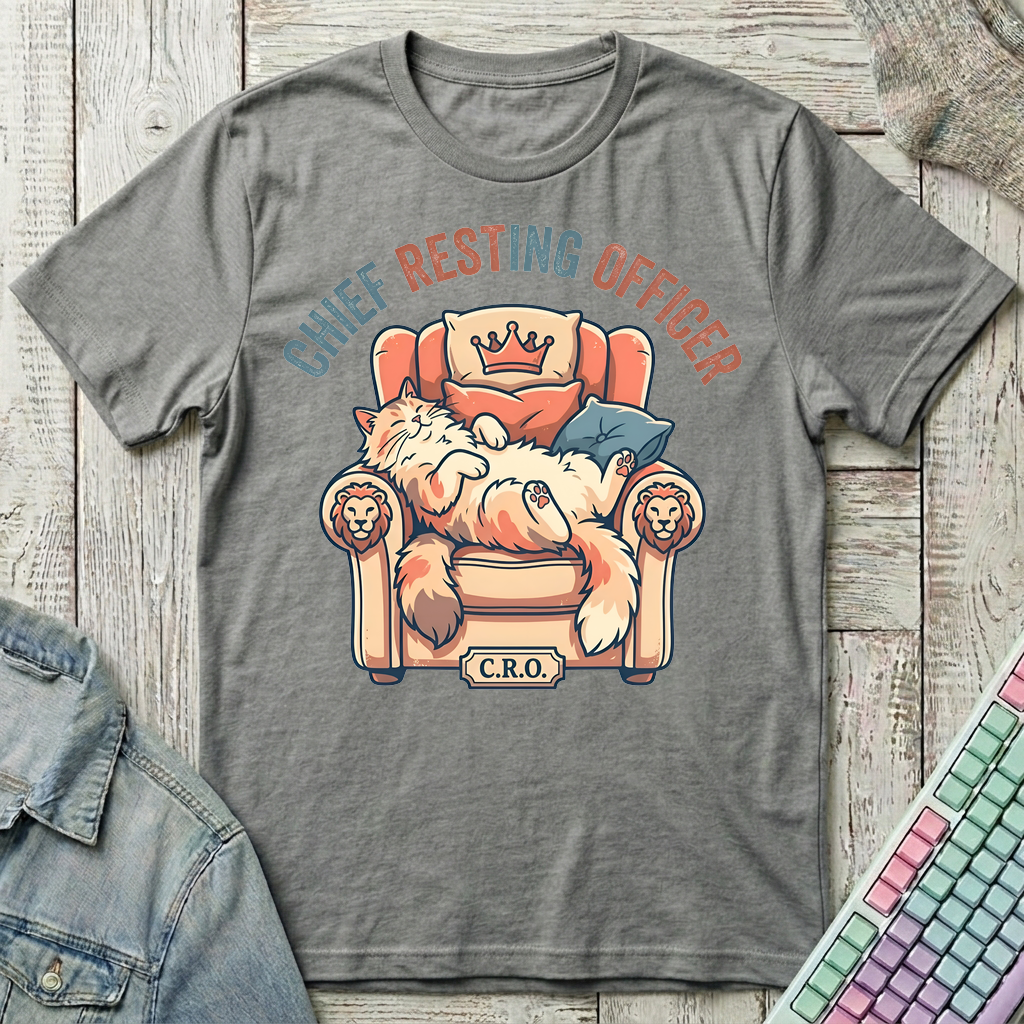 Chief Resting Officer T-Shirt - Chief Resting Officer_graphite_heather