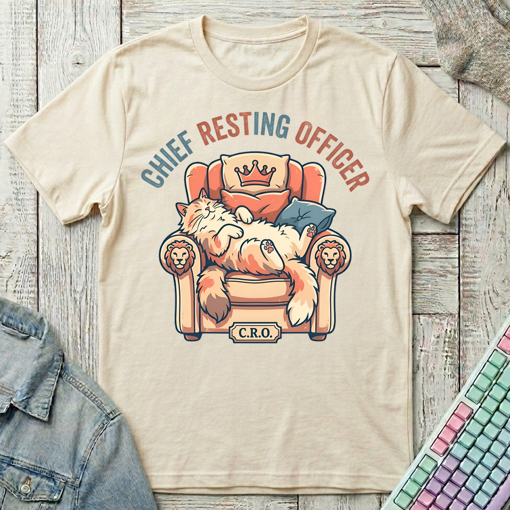 Chief Resting Officer T-Shirt - Chief Resting Officer_natural
