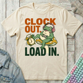 Clock Out Loading T-Shirt - Clock Out Loading_natural