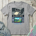 Clock Out T-Shirt - Clock Out_sport_grey