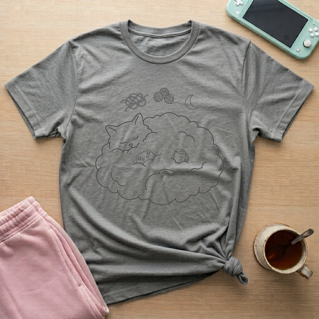 Cloud Nine Gamer T-Shirt - Cloud Nine Gamer_graphite_heather