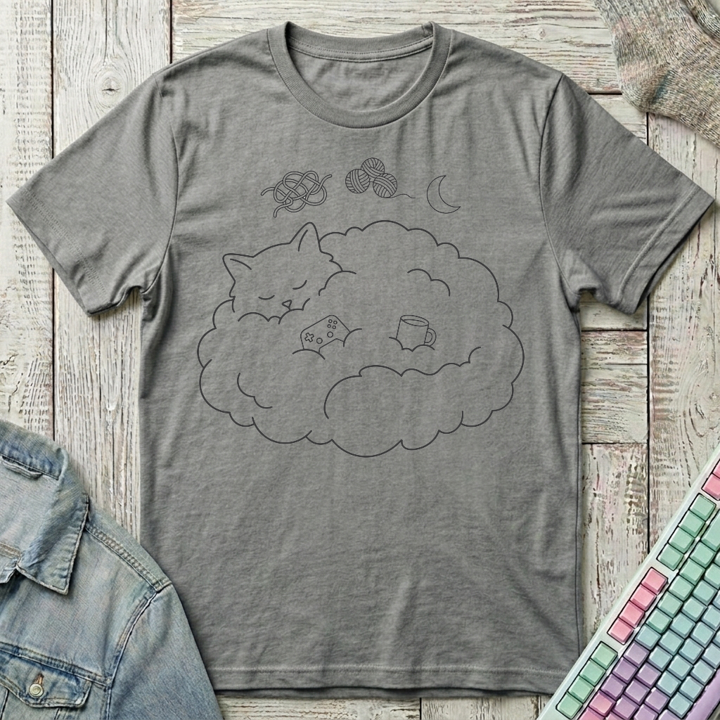 Cloud Nine Gamer T-Shirt - Cloud Nine Gamer_graphite_heather