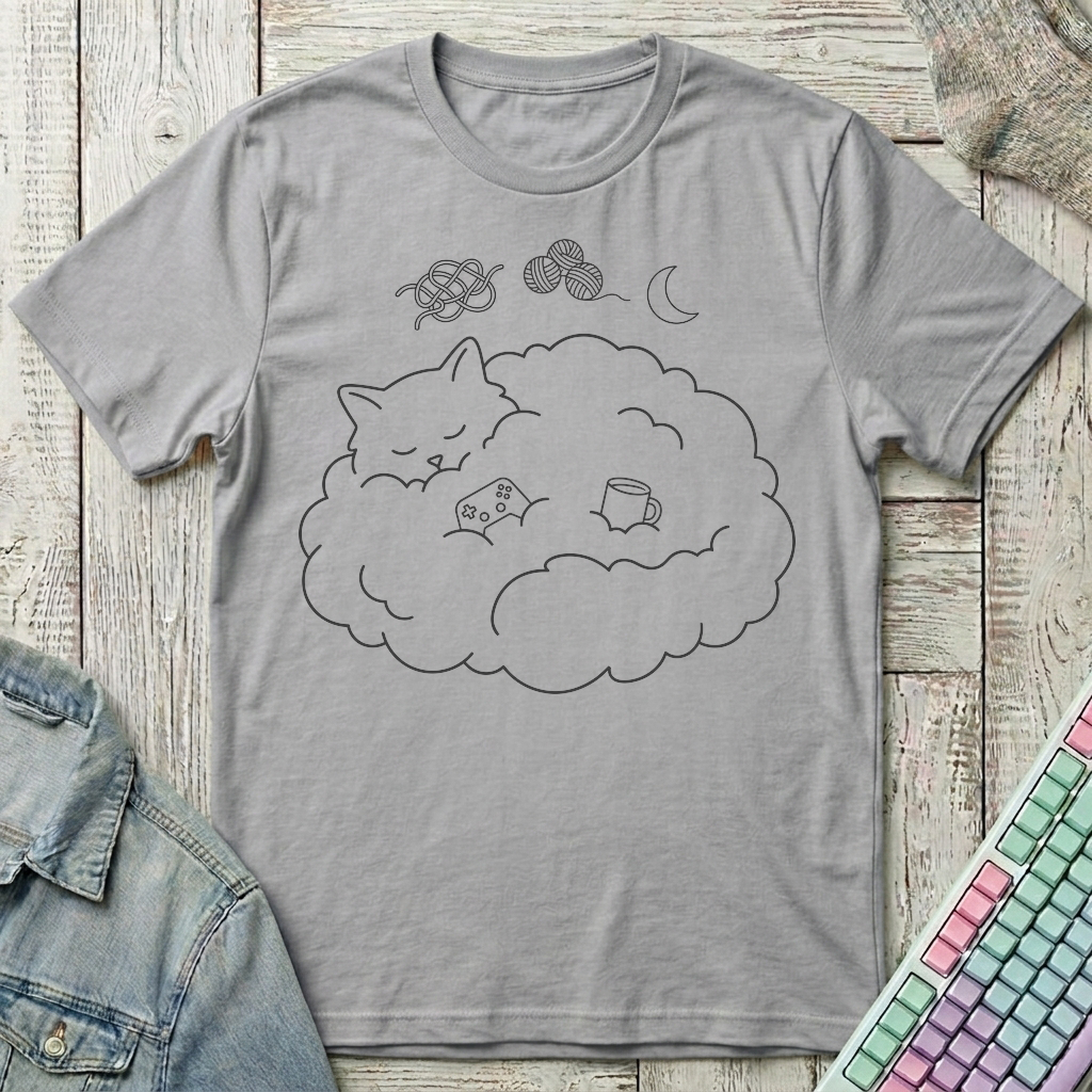 Cloud Nine Gamer T-Shirt - Cloud Nine Gamer_sport_grey