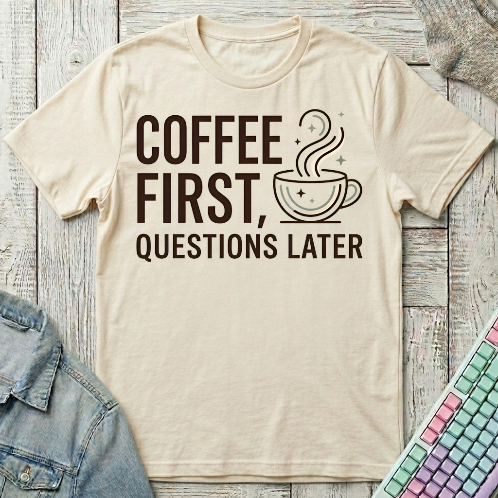 Coffee First T-Shirt - Coffee First_natural