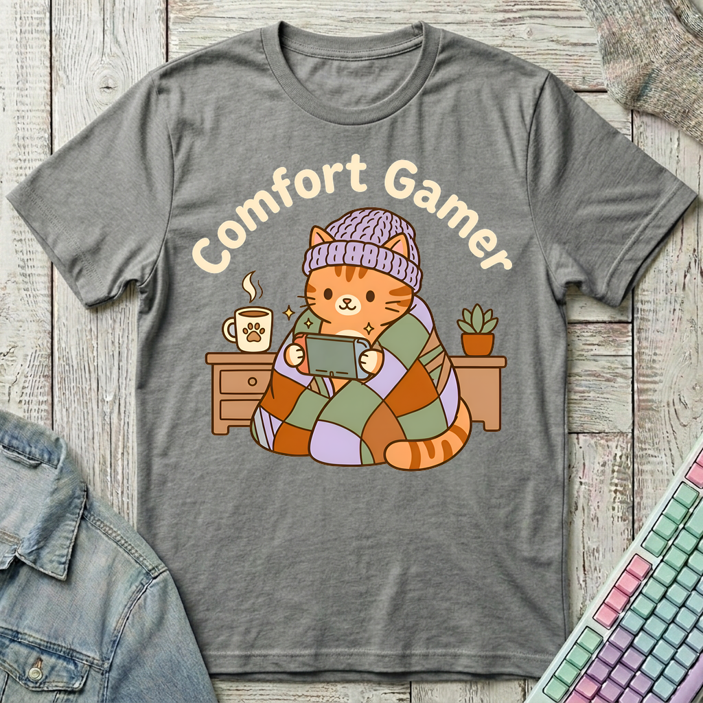 Comfort Gamer T-Shirt - Comfort Gamer_graphite_heather